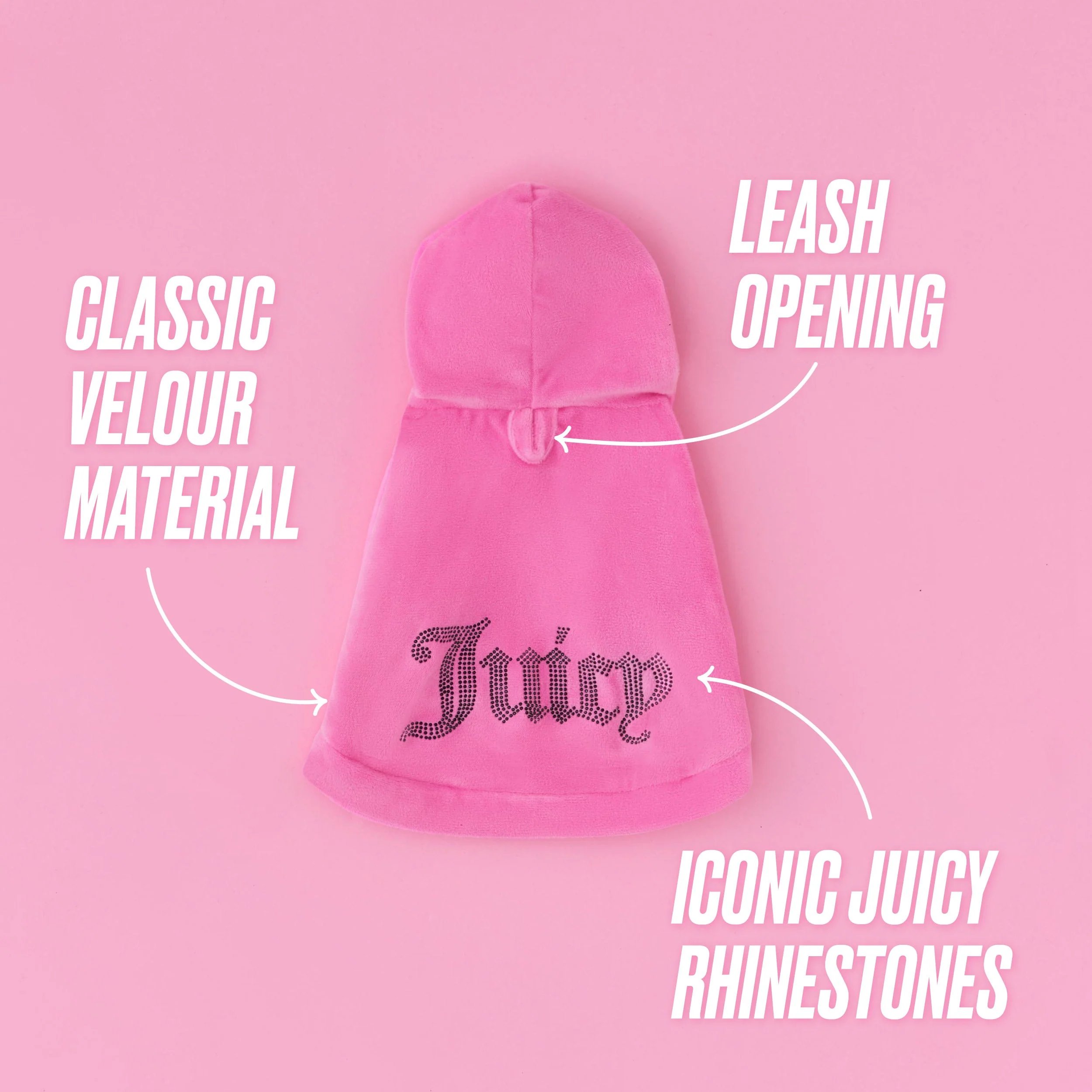 Bling Velour Pet Hoodie - Image 7