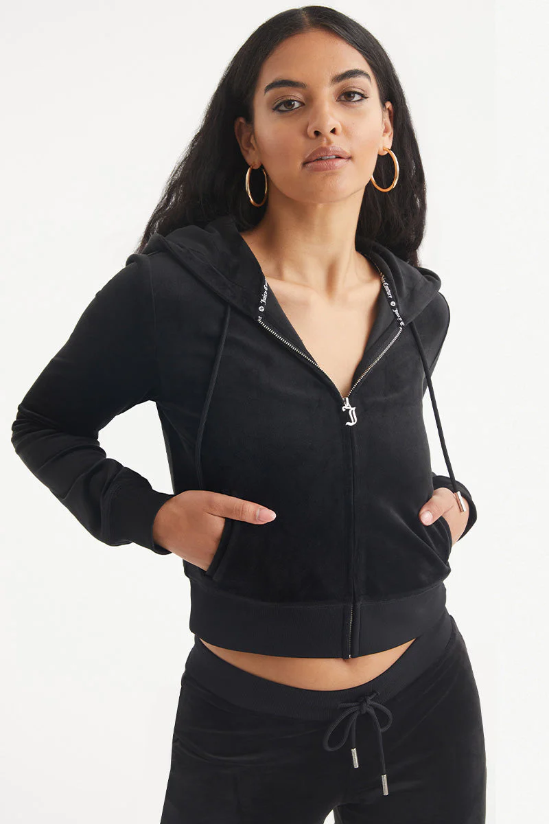 Capricorn Customizable Big Bling Velour Hoodie - Image 2