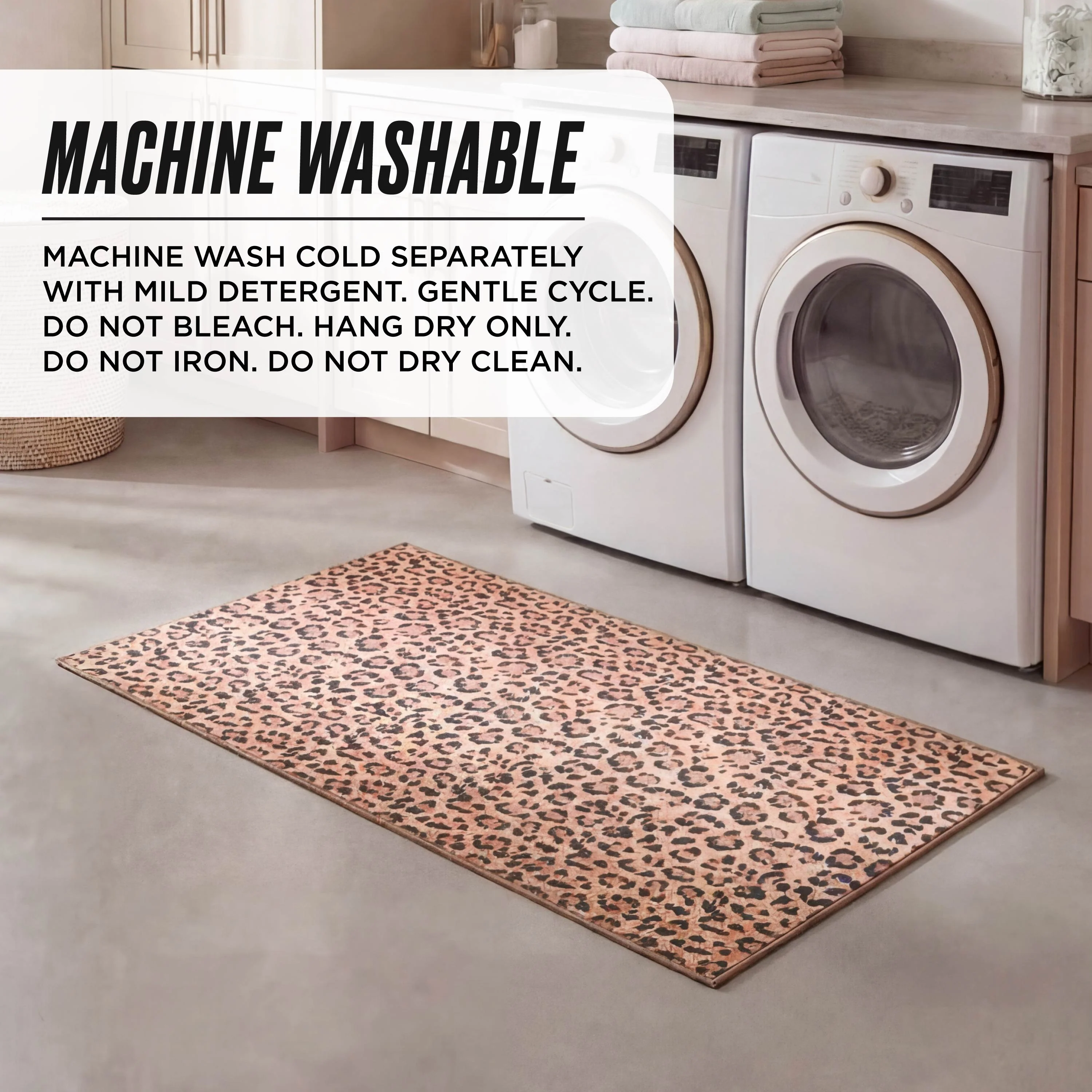 Finely Washable Rug, 2' x 4' - Image 5