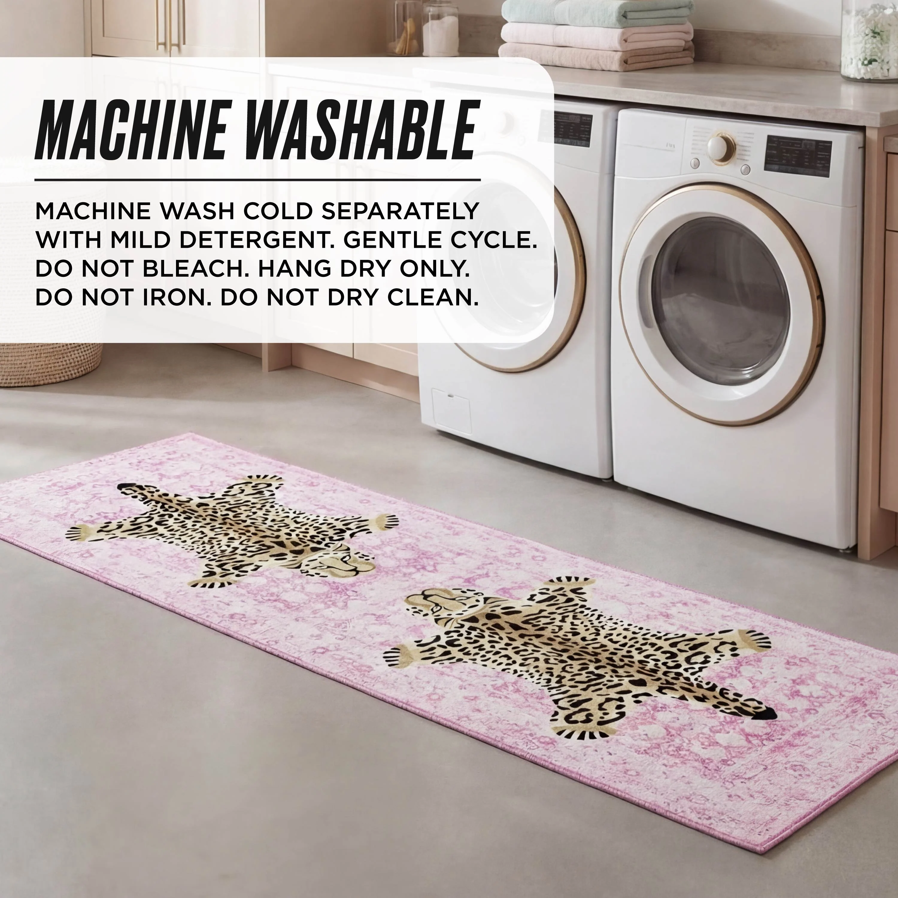 Finely Washable Rug, 2' x 6' - Image 5