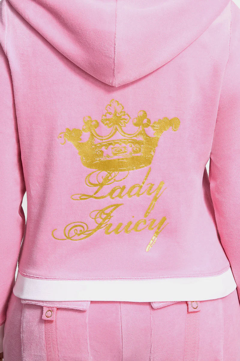 Plus-Size Lady Juicy Hollywood Heritage Hoodie - Image 5