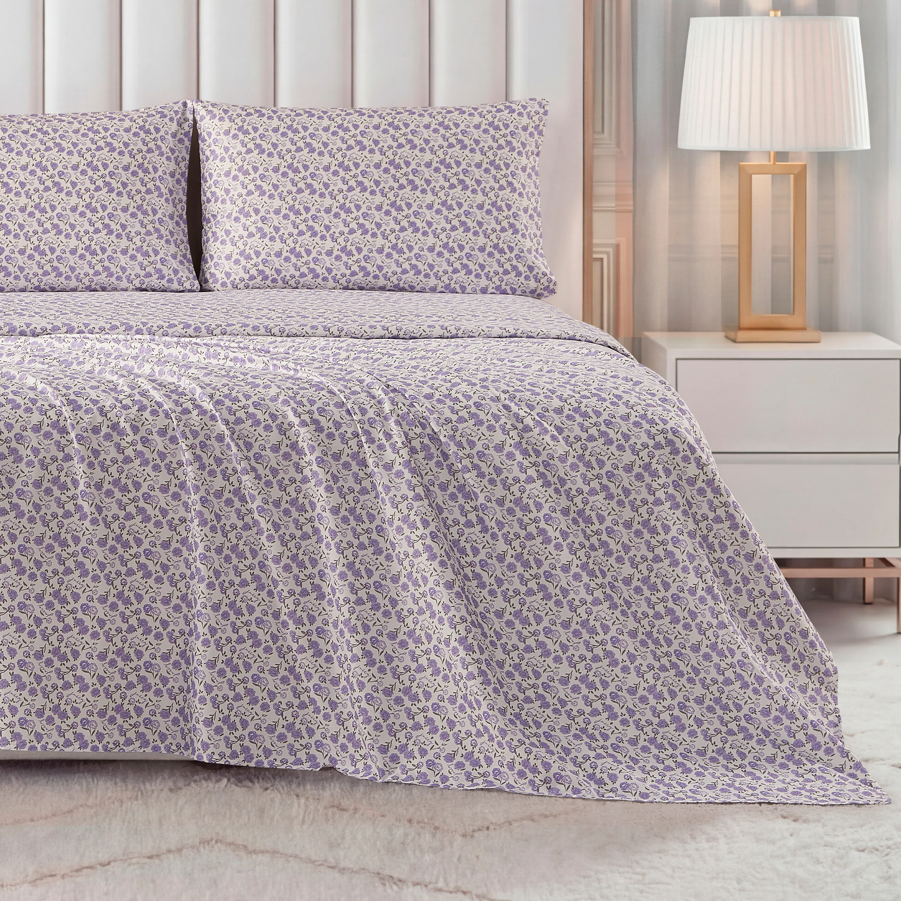 Printed Microfiber Sheet Set - Image 4