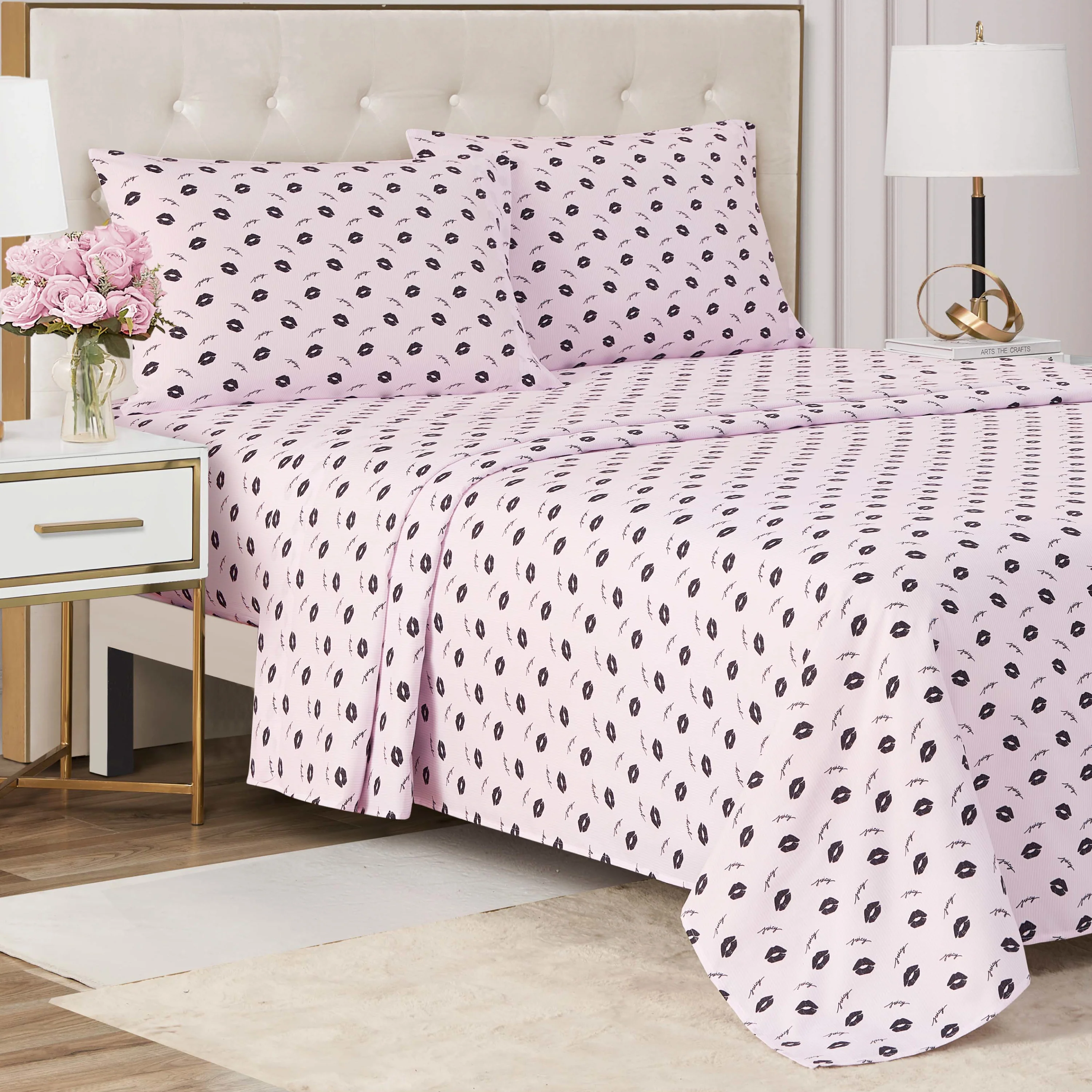 Printed Microfiber Sheet Set - Image 5