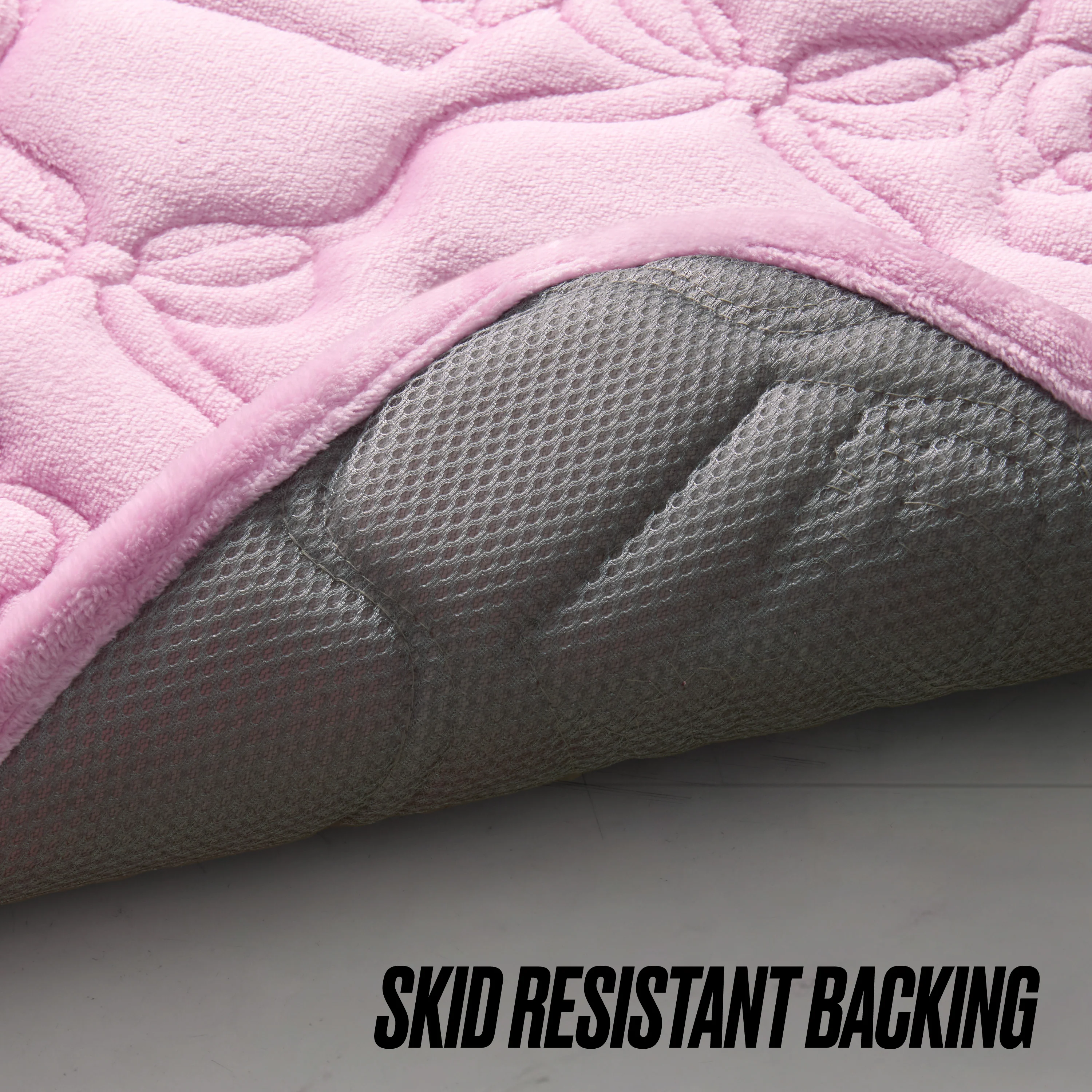 Quilted Memory Foam Bath Mat, 17" x 24" - Image 5