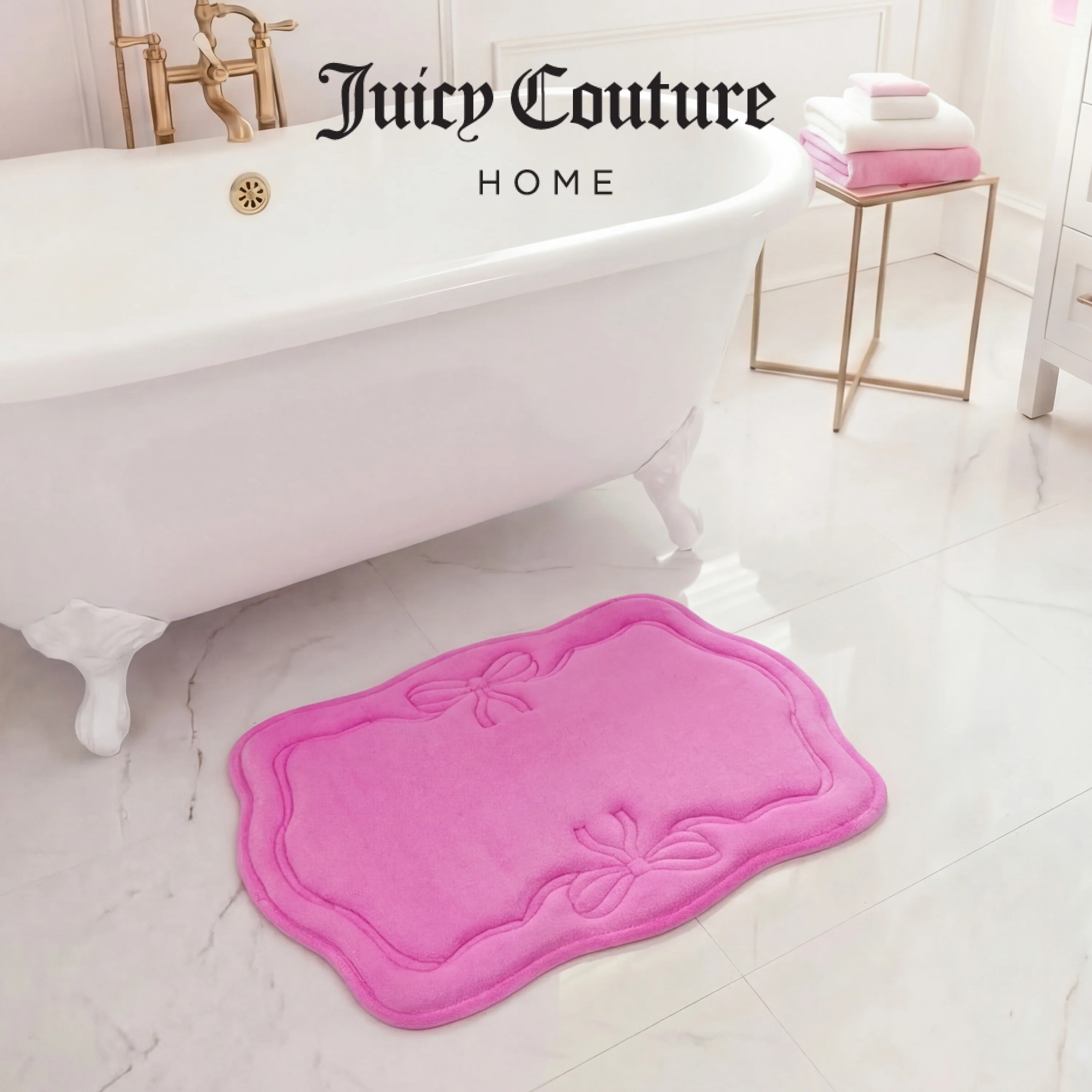 Quilted Memory Foam Bath Mat, 17" x 24" - Image 3