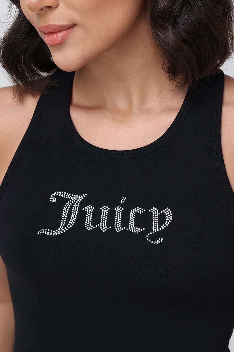 Small Bling High Neck Crop Tank - Image 3