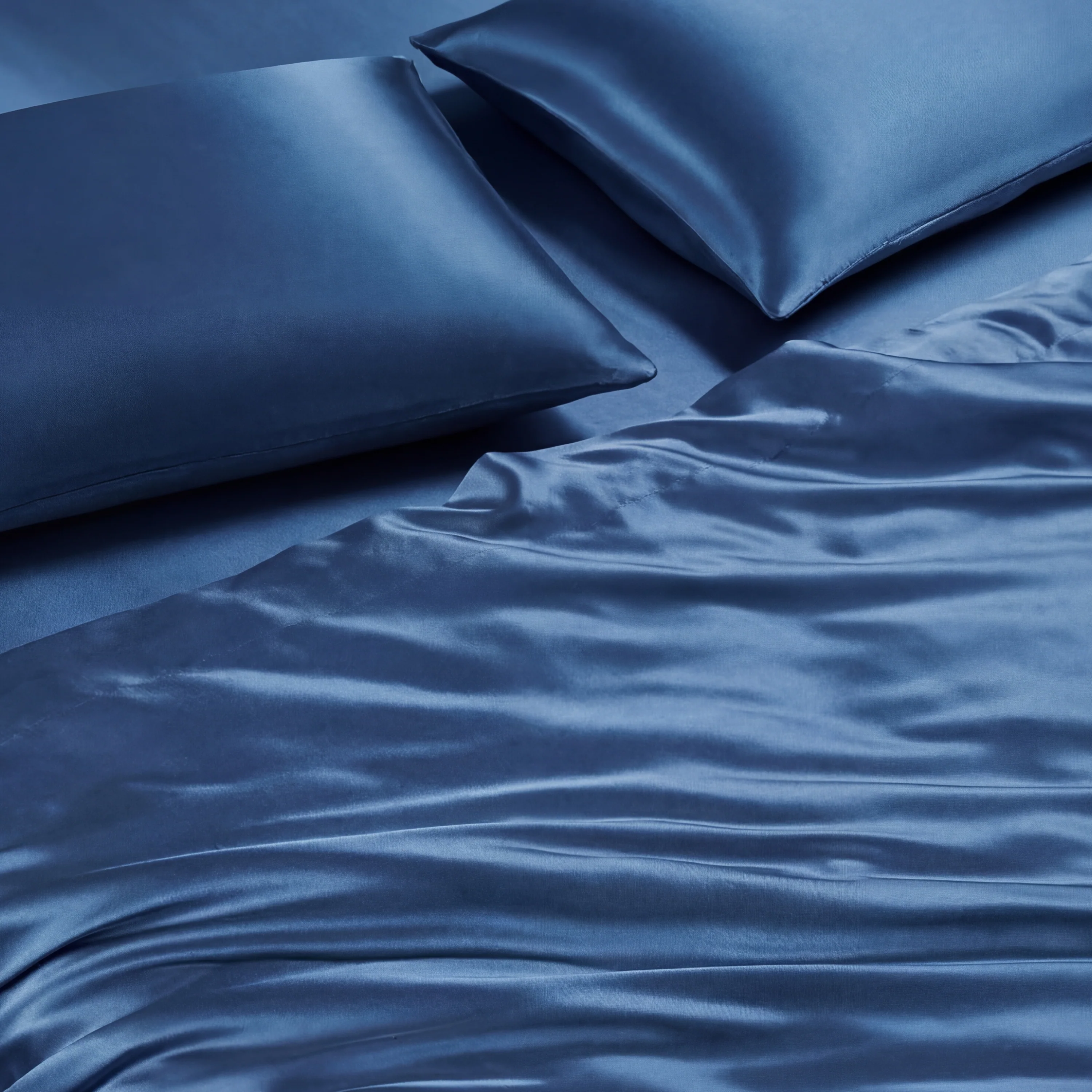 Solid Satin Sheet Set - Image 6